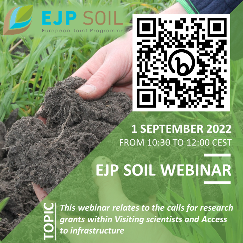#EJPSOILWEBINAR 1 SEPT 10:30 to 12:00 on OPEN Call on #researchgrants - Strengthening scientific capacities and cooperation across Europe bit.ly/3pGLPCr #soilscientists #visitingscientistsupport
<a href="/EJPSOIL/">EJP SOIL</a> <a href="/EUAgri/">EU Agriculture🌱</a> <a href="/EUgreenresearch/">EU green research</a> <a href="/HorizonEU/">Horizon Europe 🇪🇺</a>
<a href="/EU_ScienceHub/">EU_ScienceHub</a> <a href="/REA_research/">European Research Executive Agency</a>