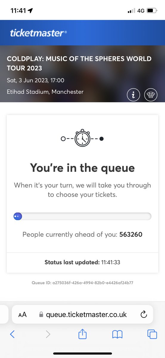 freddythecat7's tweet photo. @MENnewsdesk @coldplay massive wait. Birthday treat can I have 2 tickets. #massivefan #neverbeen https://t.co/lZhl6Sh9oP