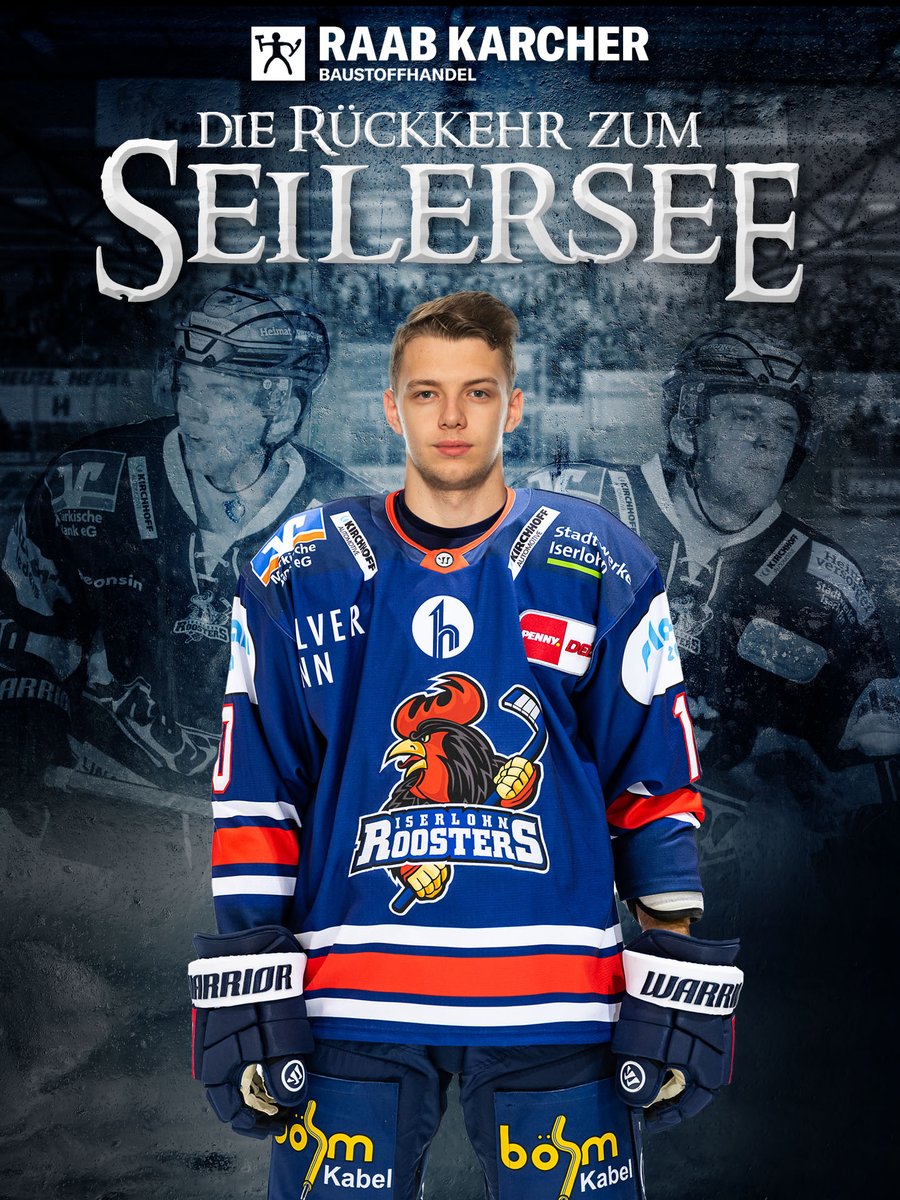 roosters_hockey's tweet photo. Lean Bergmann ist wieder da: Auf Leihbasis kommt der Sauerländer zurück ins Sauerland. Tach, Lean!
👋 https://t.co/NYKklRtErV
#nurderIEC https://t.co/GTeBFoDVvV
