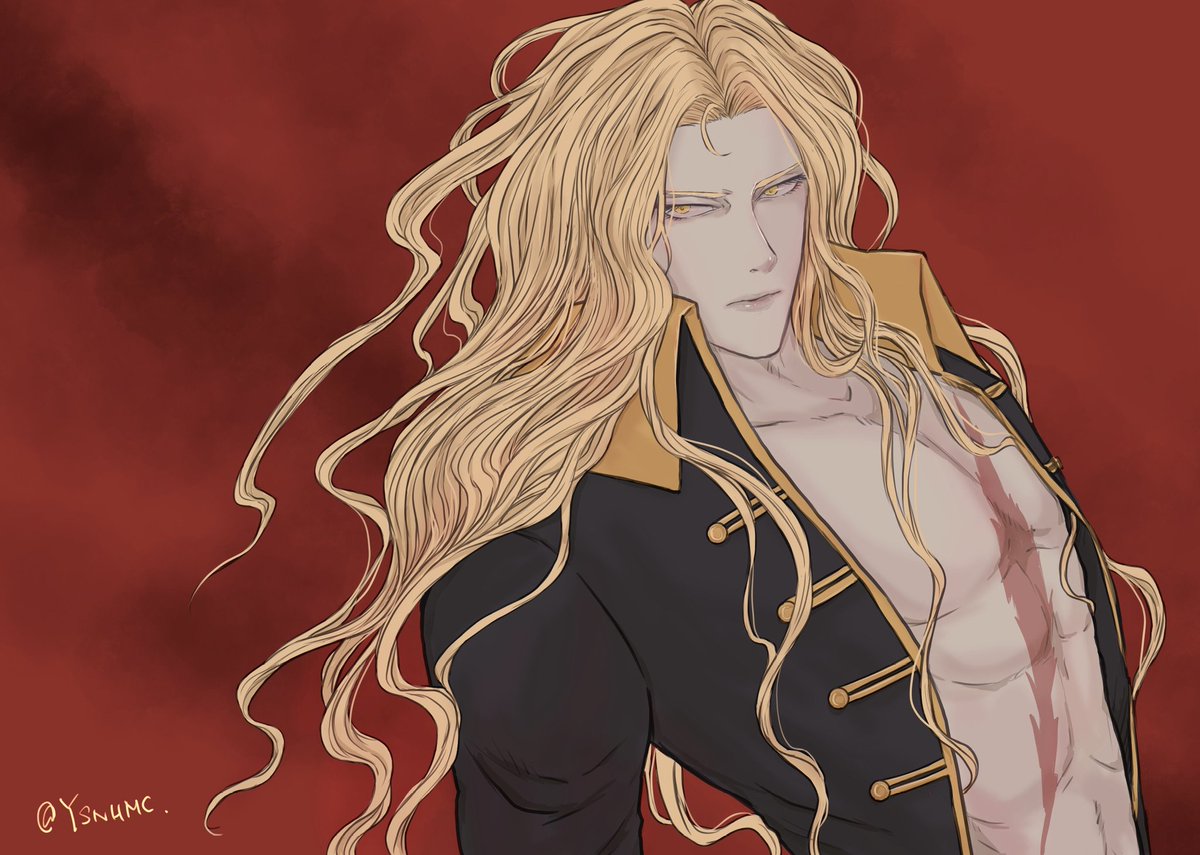 「#悪魔城ドラキュラ  #アルカード #castlevania #alucard 」|野生暗黑文青のイラスト