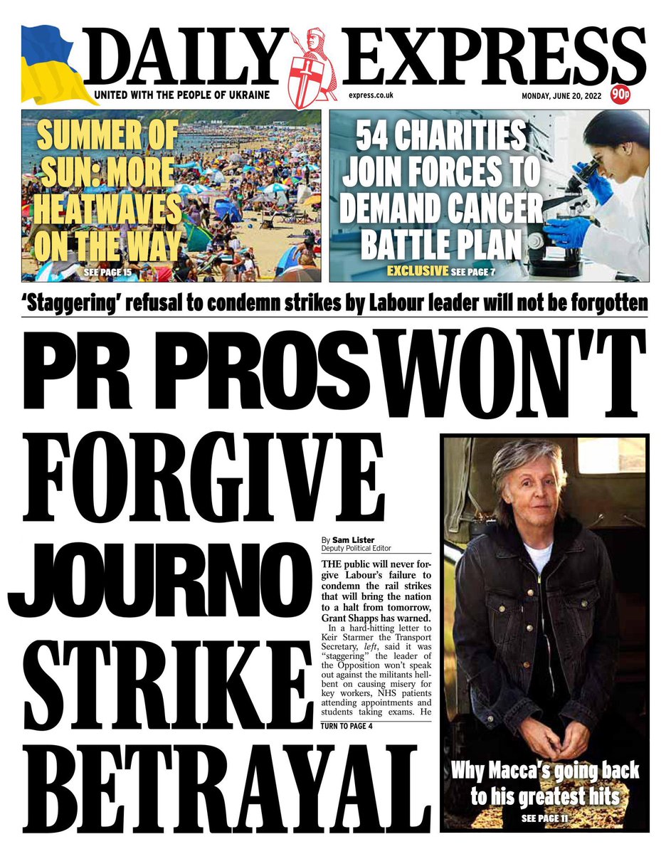 EdButterfield1's tweet photo. @Chivers1994 Exclusive sneak peak at tomorrow’s Daily Express front page https://t.co/Mw3Q0D2I3v