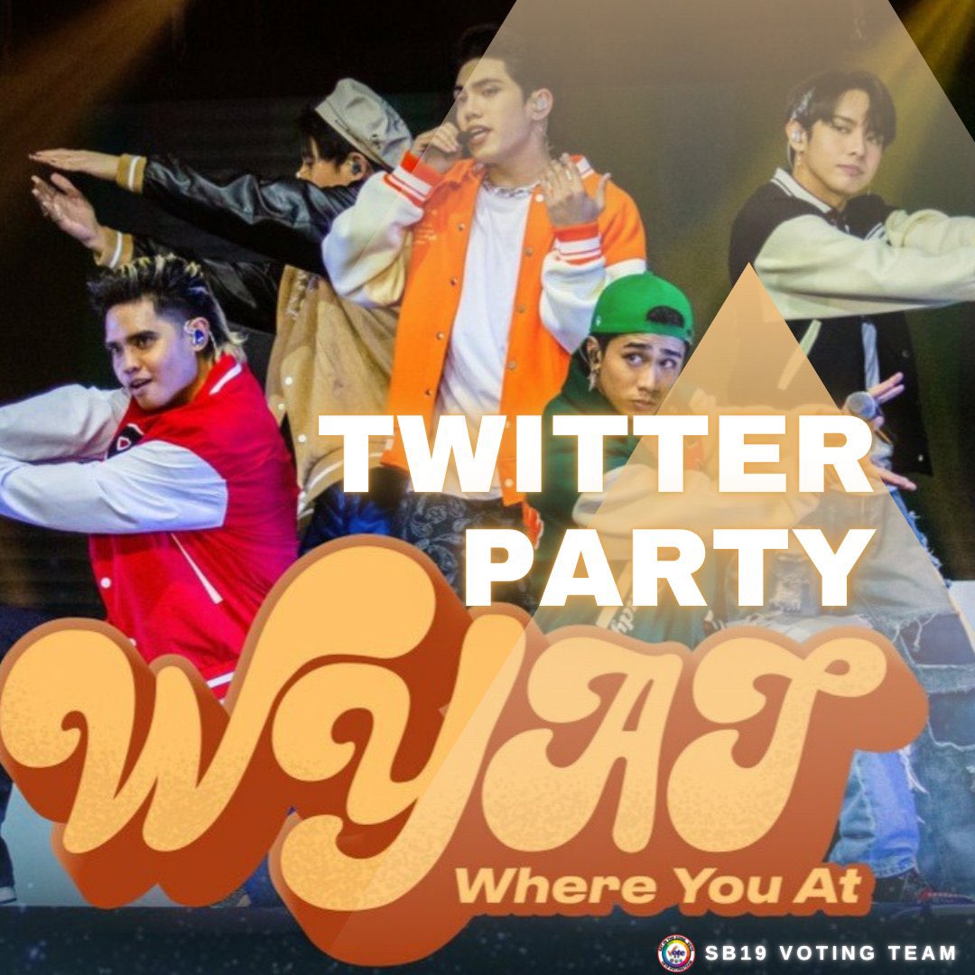 SB19_VotingTeam's tweet photo. 150K Twitter Party! 

We are a little over the moon knowing that #WYAT will arrive in a few days!

How will you prepare for this one? Share with us now!

@SB19Official #SB19 
#WhereYouAtSB19 📼 https://t.co/PHT9TmrXdZ