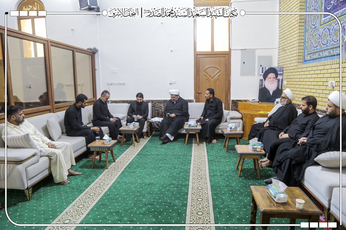 alsaderoffice's tweet photo. للنظر في القضايا العامة والشؤون الخاصة والاستفتاء عن المسائل الشرعية والاحكام الدينية ومتابعة قضايا وامور المساجد والحسينيات التابعة للمكتب الشريف .

القسم الإعلامي
لمكتب الشهيد السعيد السيد محمد الصدر (قدس سره) / النجف الأشرف
الخميس ٢٦ محرم الحرام ١٤٤٤هـ https://t.co/zOujccAuGT