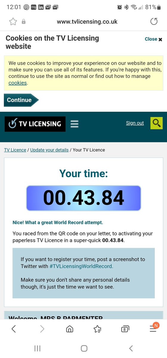 Bevparmenter's tweet photo. #TVLicensingWorldRecord https://t.co/pB7bKLUNp5