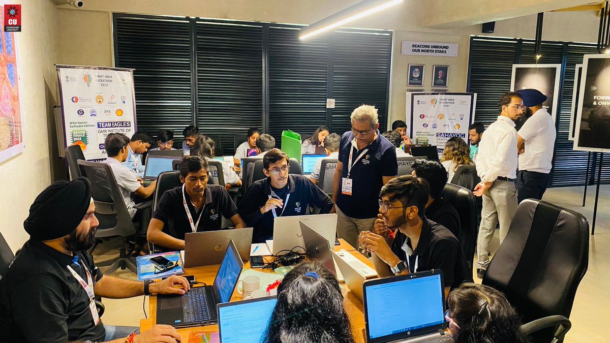 AICTE_SIH's tweet photo. SIH 2022 Kicking off @CU
#SmartIndiaHackathon #Hackathon #SmartIndiaHackathon2022 #Hackathon2022 #innovationSeAtmanirbharBharat #Innovation #SoftwareEdition #NodalCenter #SmartIndia #SIH2022 MoE's Innovation Cell AICTE #AICTE #GrandFinale #CU #ChandigarhUniversity https://t.co/dfISZn18Ow