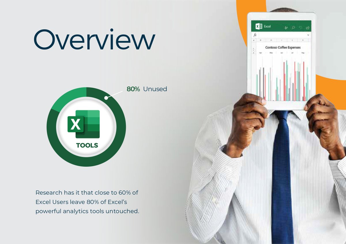 task_dataM's tweet photo. At #TaskManagers, we are committed to getting Excel Users out of the 60% through #DataAnalyticsTrainingSessions. Our trainings reflect on the lessons learned from work experiences and challenges faced as we work with data. https://t.co/mkN6FBAZup