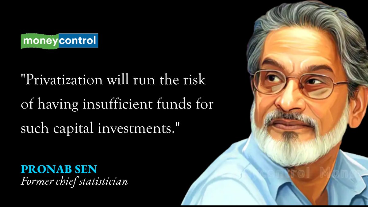 moneycontrolcom's tweet photo. Privatization will run the risk of having insufficient funds for such capital investments said fomer chief statistician Pronab Sen.

Read what more he said 🔽
https://t.co/vGw44e3pMs

#Privatization #Bank #PronabSen https://t.co/4Fi7uBAsCv