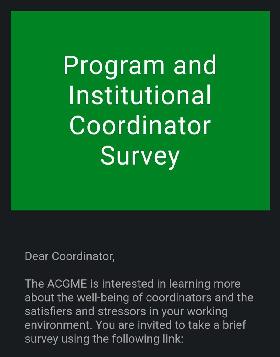 NSAMA2022's tweet photo. Thank you @acgme for your interest in Coordinator Wellness! https://t.co/MzHVhfXApk