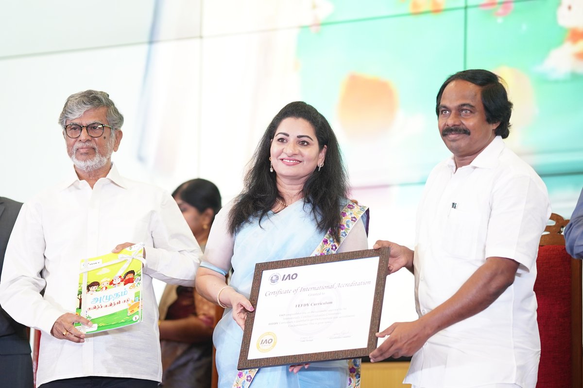 VimalaRani_B's tweet photo. I am elated to share that our curriculum is approved by IAO(International Accreditation Organization).
https://t.co/zdr50bo0sz
#FEFDY #IAO https://t.co/umcHdYj2Yx