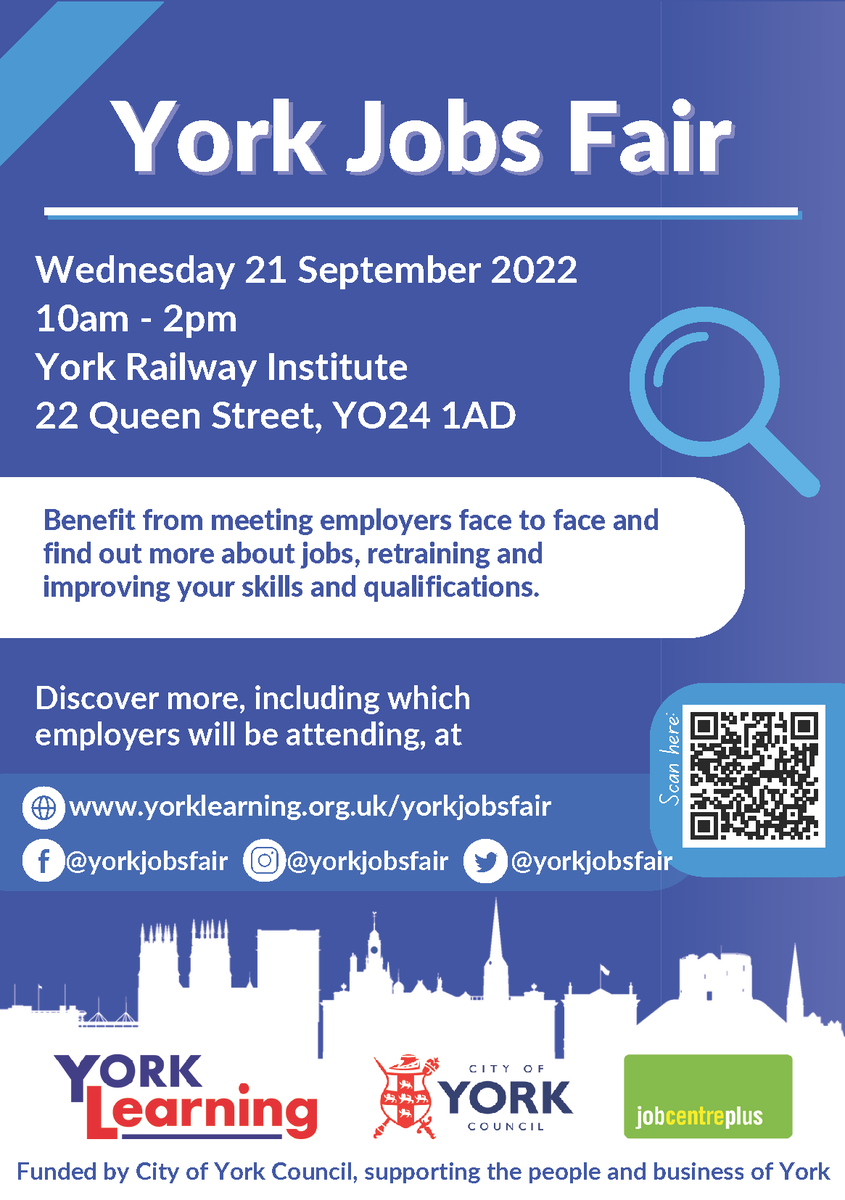 ResumeCharity's tweet photo. Hey @yorkjobsfair 👋
We'll be there, we can't wait!
At Resume, we believe everyone deserves the right to employment, which is why we work so hard to create inclusion for everyone 💪
You can find out more about our mission at ➡️https://t.co/hQhyAQmBog
#York #ResumeWay https://t.co/6etNRsV9NM