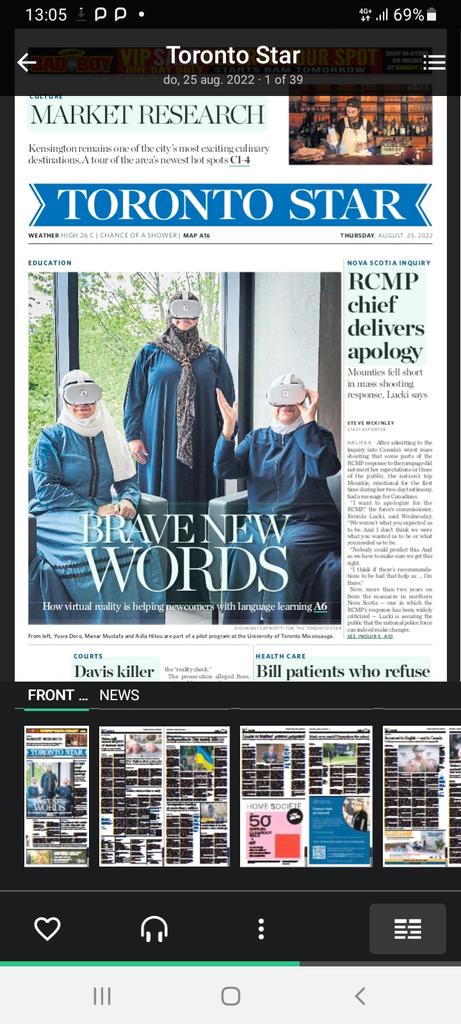 BRAVE NEW WORDS
How virtual reality is helping newcomers with language learning

I don’t feel nervous speaking in English in the virtual world because I just disappear. When I talk, I’m not afraid to make mistakes anymore.