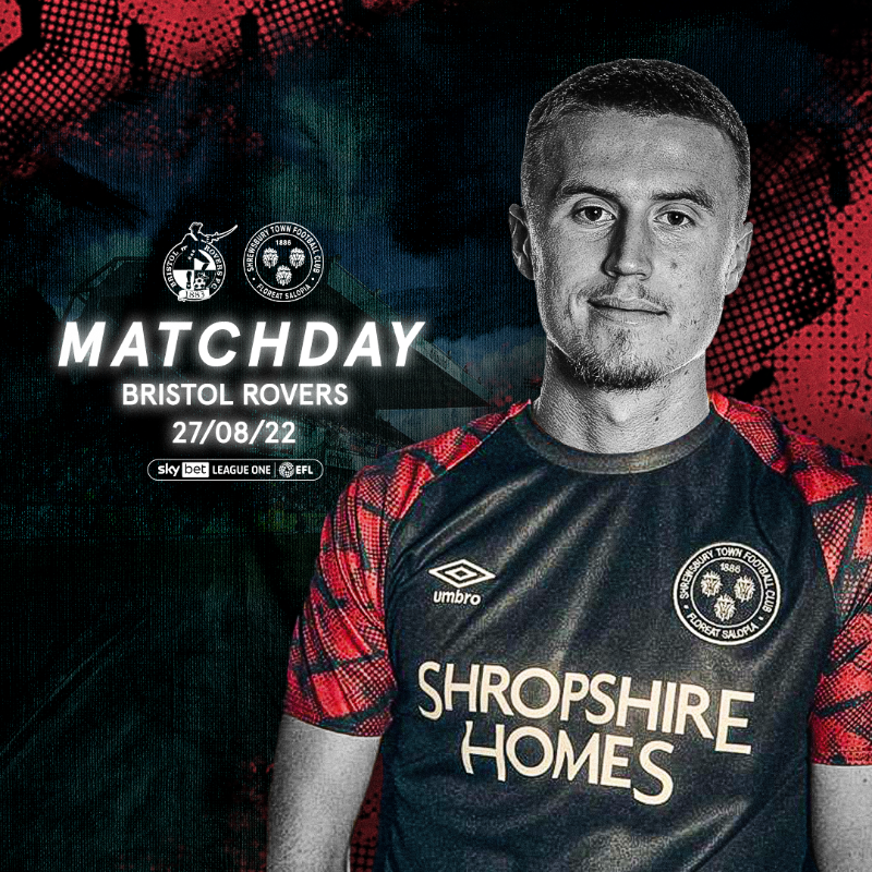 shrewsburytown's tweet photo. Back on the road! 🚗

🕒 3pm
🆚 @Official_BRFC
🏟 Memorial Stadium 

#Salop | ⬛️🟥