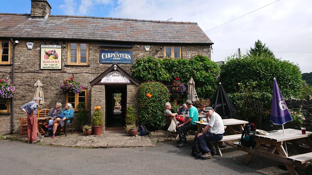 @Pilgrimage2012 Early lunch stop today at The Carpenters Arms