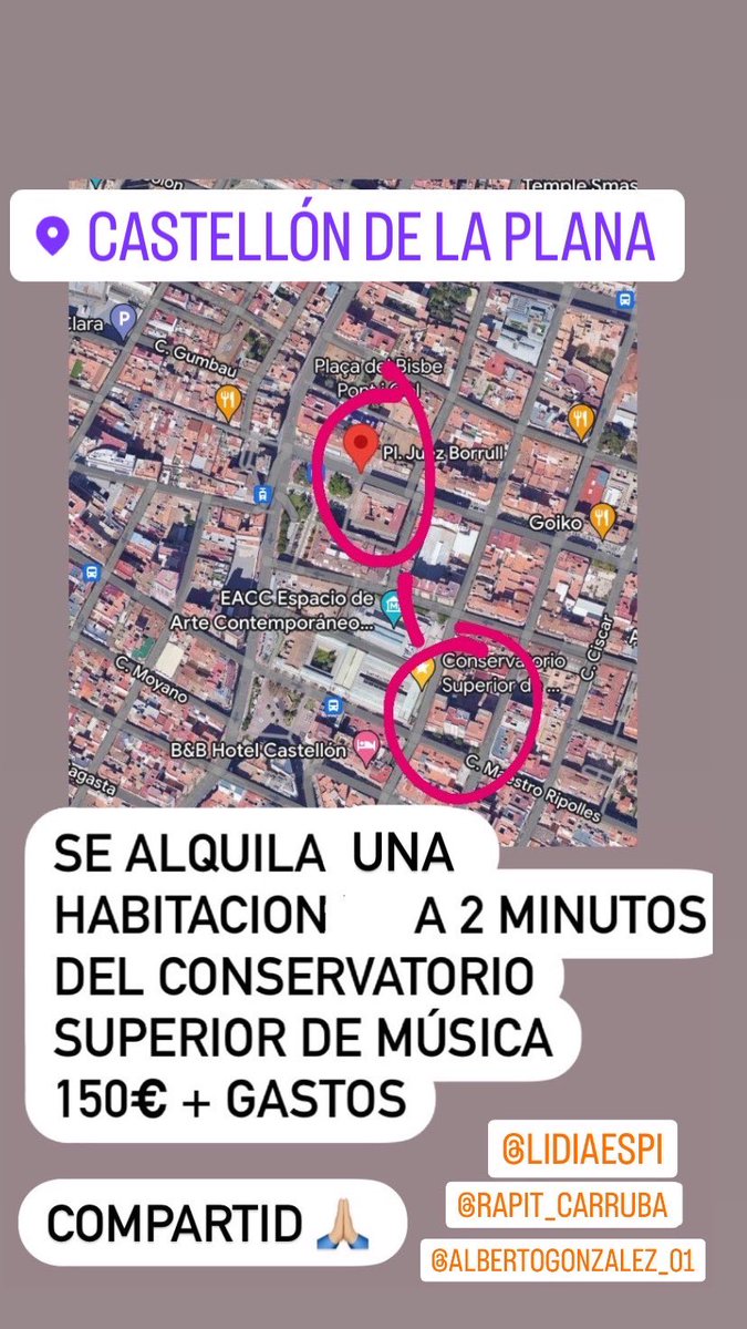 diego_bcp's tweet photo. Alquiler! #Castellóndelaplana #conservatorio #castellón #alquiler https://t.co/vf6YivpgbL