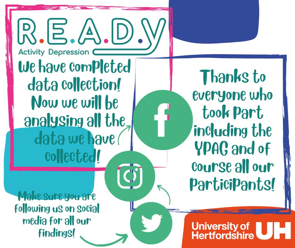 Thanks to everyone who has been involved in the study so far!
You can follow us on our other social media <a href="/READYTrial/">The READY Trial</a> on Instagram and Facebook too!