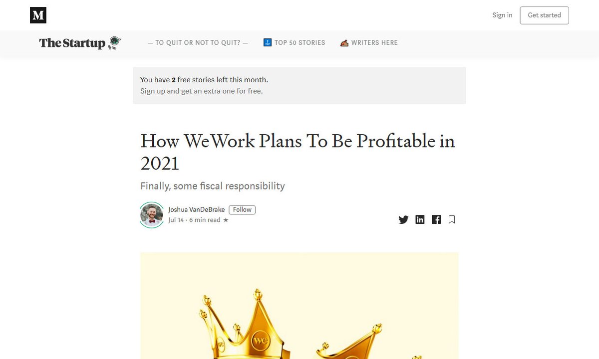 codecidedotnet's tweet image. Here’s How WeWork Plans To Be Profitable in 2021
#businesses #company #everybody #marceloclaure #part #remotework
via @medium
☛ amp.gs/jGGRE