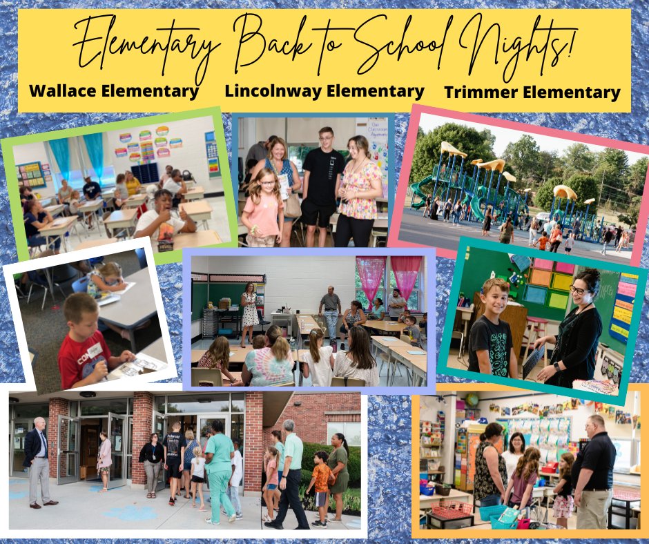 Our elementary families enjoyed the opportunity to visit their children's classrooms, meet their teachers, and were able to enjoy a few activities together during each school's Back to School Night.  West York's families are AWESOME!
#wyproud