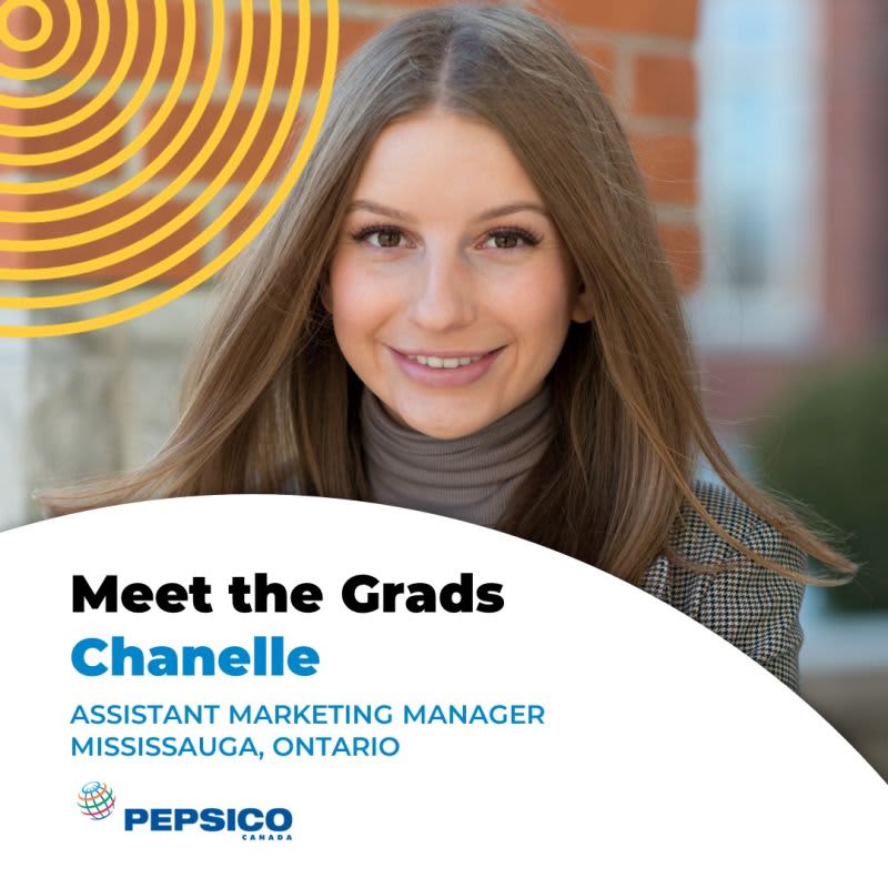 j_petersen100's tweet photo. Meet Chanelle, a Queen’s University grad! She completed two internships with PepsiCo as an Assistant Marketing Manager Intern in 2020 and 2021 in Mississauga. Building on her success, she will now be joining PepsiCo as an Assistant Marketing Manager for the Gatorade … https://t.co/OzVt9hBZGk