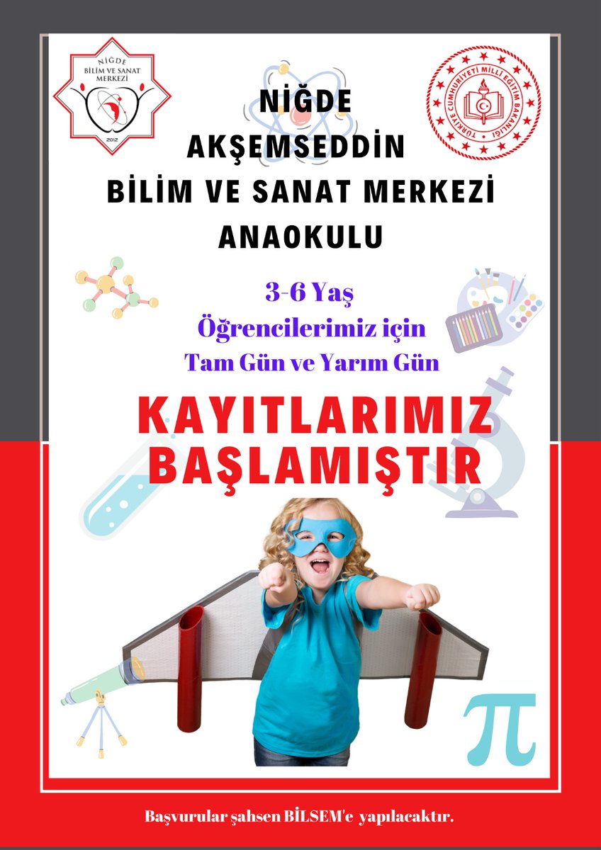 Niğde'den bütün öğrenciler başvuru yapabilir. Kayıt için Akşemseddin Bilim ve Sanat Merkezine şahsen başvurulması gerekmektedir.