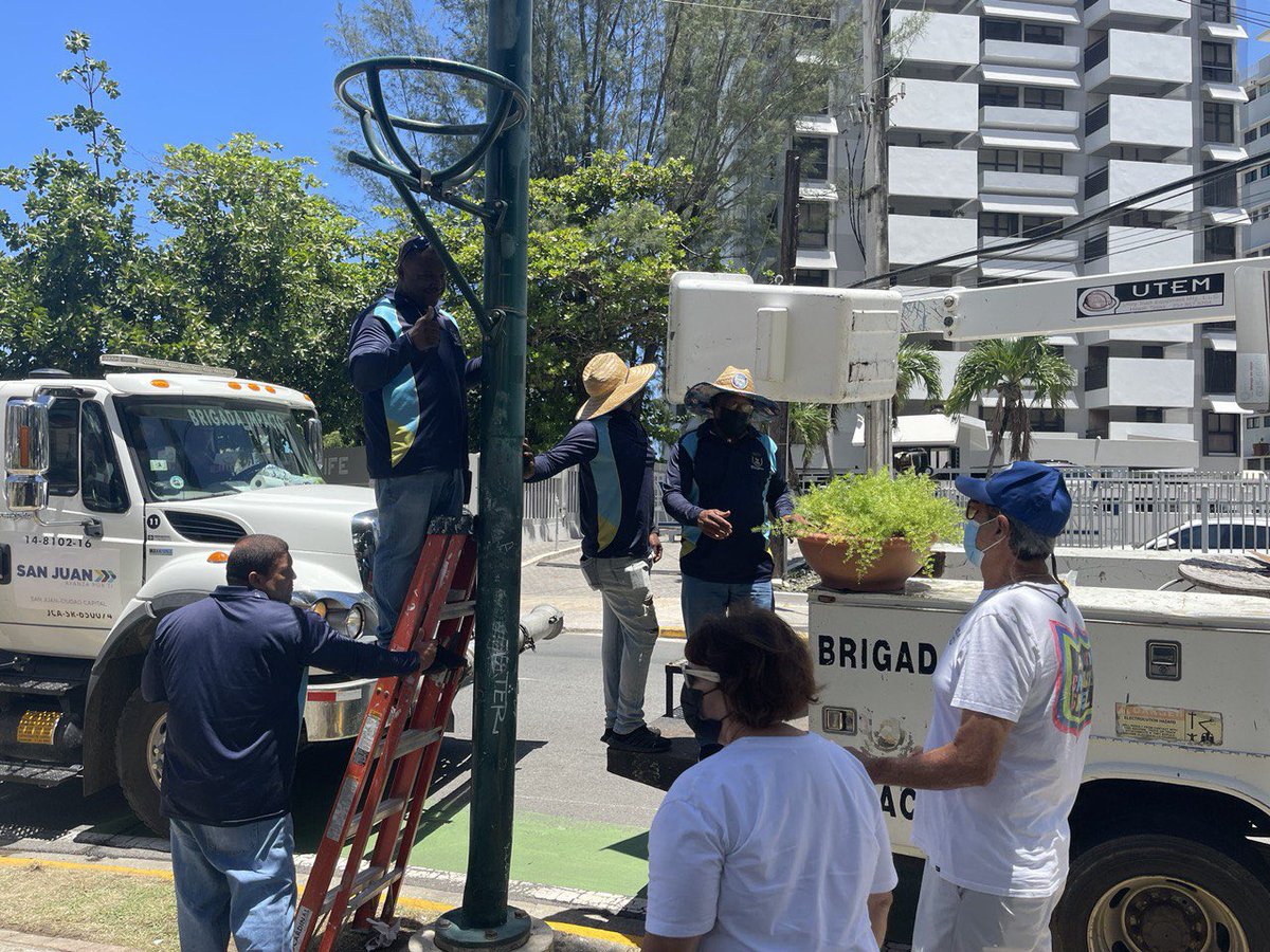 Miguel_Romero_'s tweet photo. ✅ Gracias a nuestra Brigada de Impacto, el Parque Borinquen en Condado fue atendido y se limpió el área para que fuera una segura a la comunidad. ¡Pronto nuevas noticias! #SanJuan https://t.co/HzcnvSKSRa