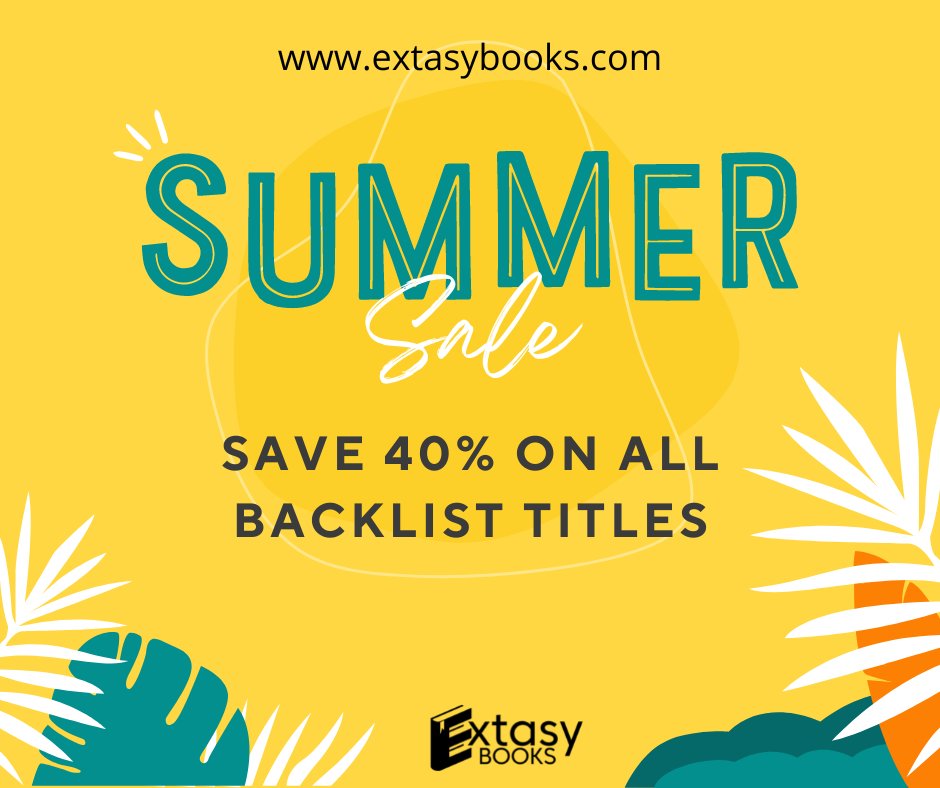 eXtasyBooks's tweet photo. Hot Summer Savings! Grab our backlist titles at 40% off the list price. Don't miss out on the savings!
https://t.co/z75xuvoSRt #sale #ebooks #savings #exbdd #extasybooks https://t.co/03C4jdzLfK