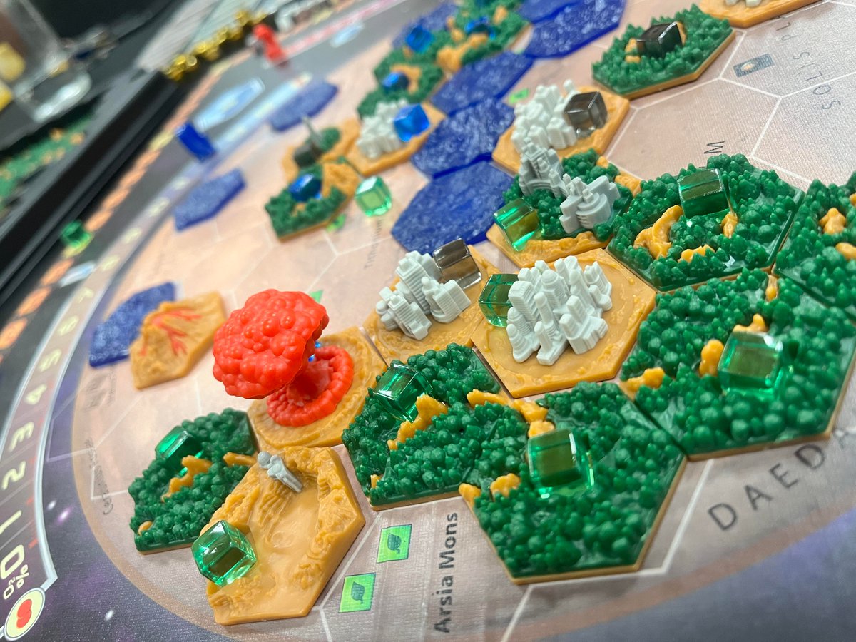 Last week the planet surface of mars was terraformed, in Terraforming Mars by FryxGames. This week, what is hitting the table at Wembury Village Hall - we have a few surprises planned, join us from 6pm for more #Tabletop fun!