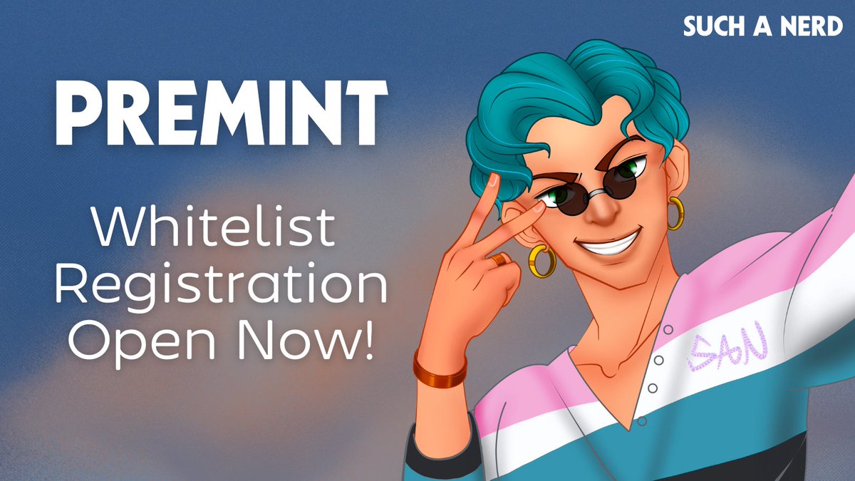 FhsSdq's tweet photo. Premint registration is OPENED! 🤓

Register here https://t.co/2c219DROAY

✅ 114 WL Raffle Spots to be WON
✅ Ends Aug 30, 2022

Stay tuned for more updates 👀
Such A Nerrrd everybody! 

#NFTs  #Premint  #NFTWhitelist https://t.co/iqB0rtIEB3