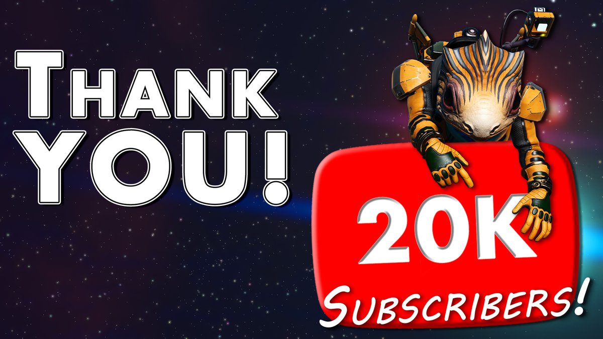 Beeblebum_GO's tweet photo. Just wanted to thank you all for an amazing 3 years so far! Just hit 20K subscribers on YouTube! 

Tonight we will be celebrating just a little and leave the rest for when we do the 24h Stream on the 3th of September!

https://t.co/zafHXlSkE6

#YouTube #Beeblebum #NoMansSky https://t.co/Drkb6nlWud