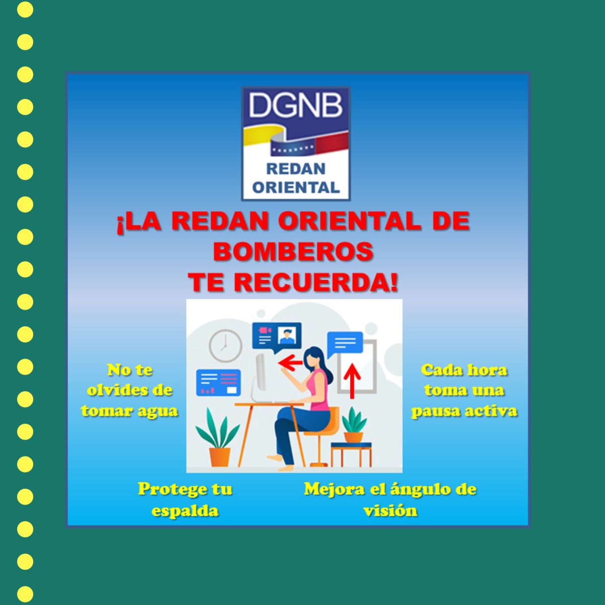 2#25Ago #SNGR #Prevencion REDAN ORIENTAL @CeballosIchaso1 @cperezampueda  @DGNBEnLinea @BJuanGonzalez @VGRPC_ #VenezuelaEnCrecimiento