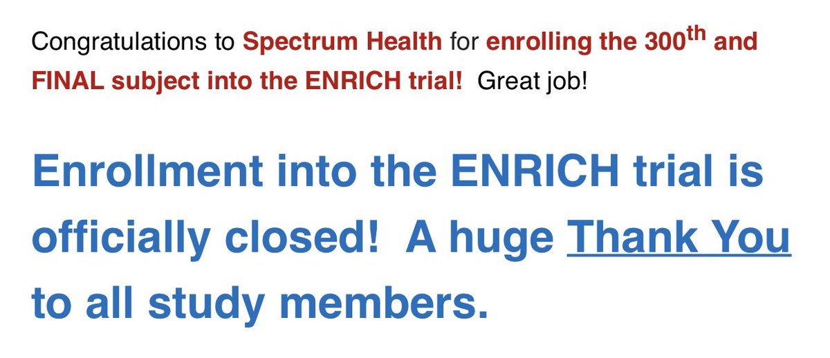 Justin Singer MD, FAANS (@justinsingermd) on Twitter photo Proud of our team for enrolling final patient in the #ENRICH clinical trial! Great step forward for helping care for those with this horrible disease! #ICH #SurviveStroke #Neurosurgery <a href="/subcorticalsurg/">Subcortical Surgery Group</a> <a href="/NICONeuroCorp/">NICONeuroCorp</a> Proud of our team for enrolling final patient in the #ENRICH clinical trial! Great step forward for helping care for those with this horrible disease! #ICH #SurviveStroke #Neurosurgery <a href="/subcorticalsurg/">Subcortical Surgery Group</a> <a href="/NICONeuroCorp/">NICONeuroCorp</a>