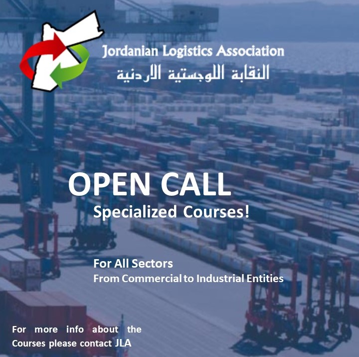 Jordanian Logistics Association is announcing their new courses for all trainees from different sectors, specially logistics officers at commercial and industrial entities. 
For more info please contact JLA or visit their website jla.jo
#amcham #usa #jordan