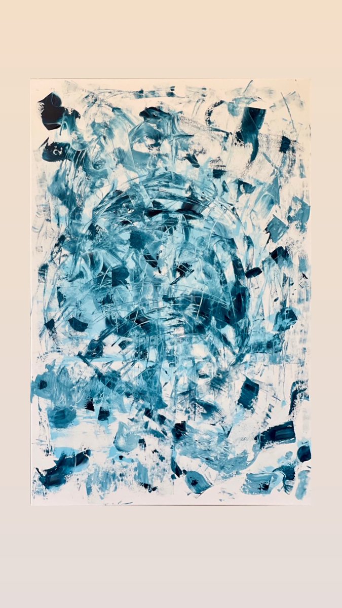 Maryamabstract's tweet photo. “Ocean” available now 👇🏽                           https://t.co/yh2tmUXI9G                                      #Abstract #artcollector #gallery https://t.co/IK06gK53NY