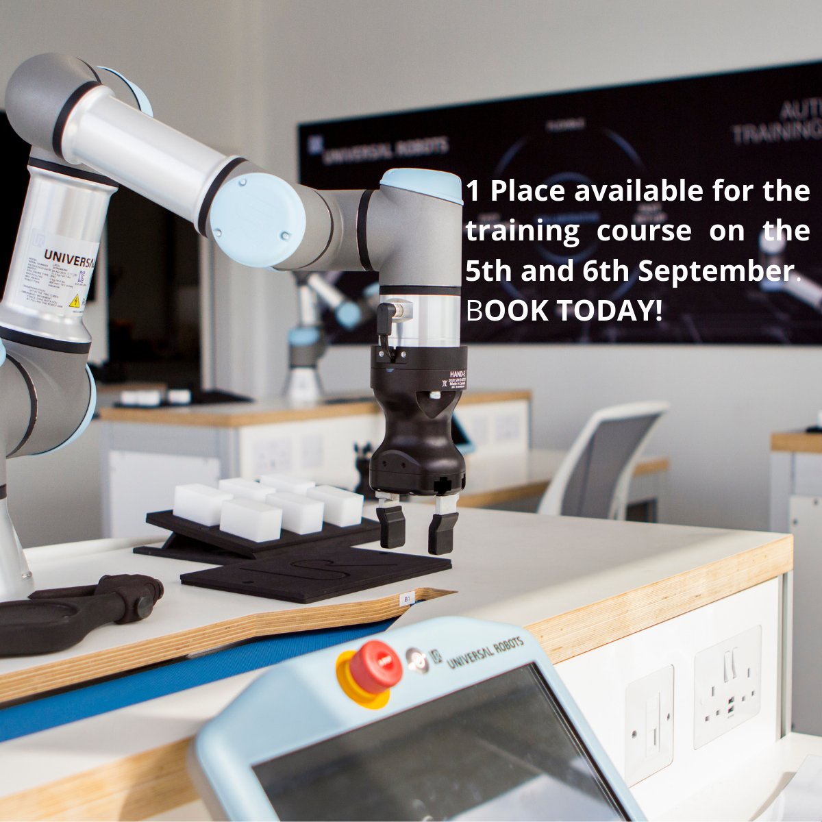 ITSAutomate's tweet image. Has your company recently implemented their first Universal Robot to take over those mundane tasks &amp;amp; keep up with production demand?

Our sister company Cobots.ie runs Irelands leading Universal Robots Academy. 

Book today!
academy.universal-robots.com/.../september-…