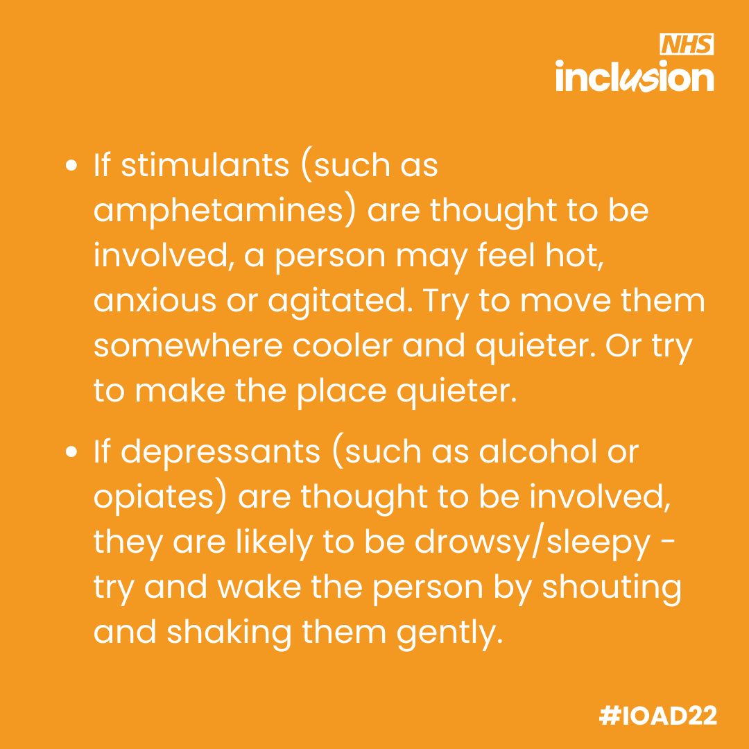 Overdose deaths are preventable. YOU can be the difference just by gaining awareness! Take a look at the images below to find out how you can help someone who overdoses 👇 Time to remember, time to act. #IOAD22