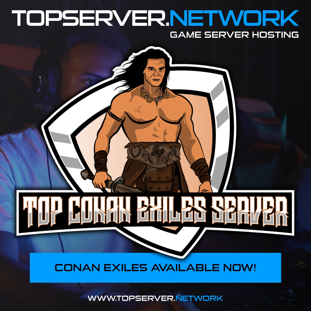 TopServerNetwor's tweet image. Our lists are constantly updated with the latest information to ensure you get the right info! Find your Conan Exiles server today!

topserver.network/conan-exiles-s…

#gameserver #ConanExiles #conanexilesserver #conanexilesserverhost #conanexilespc #conanexiles