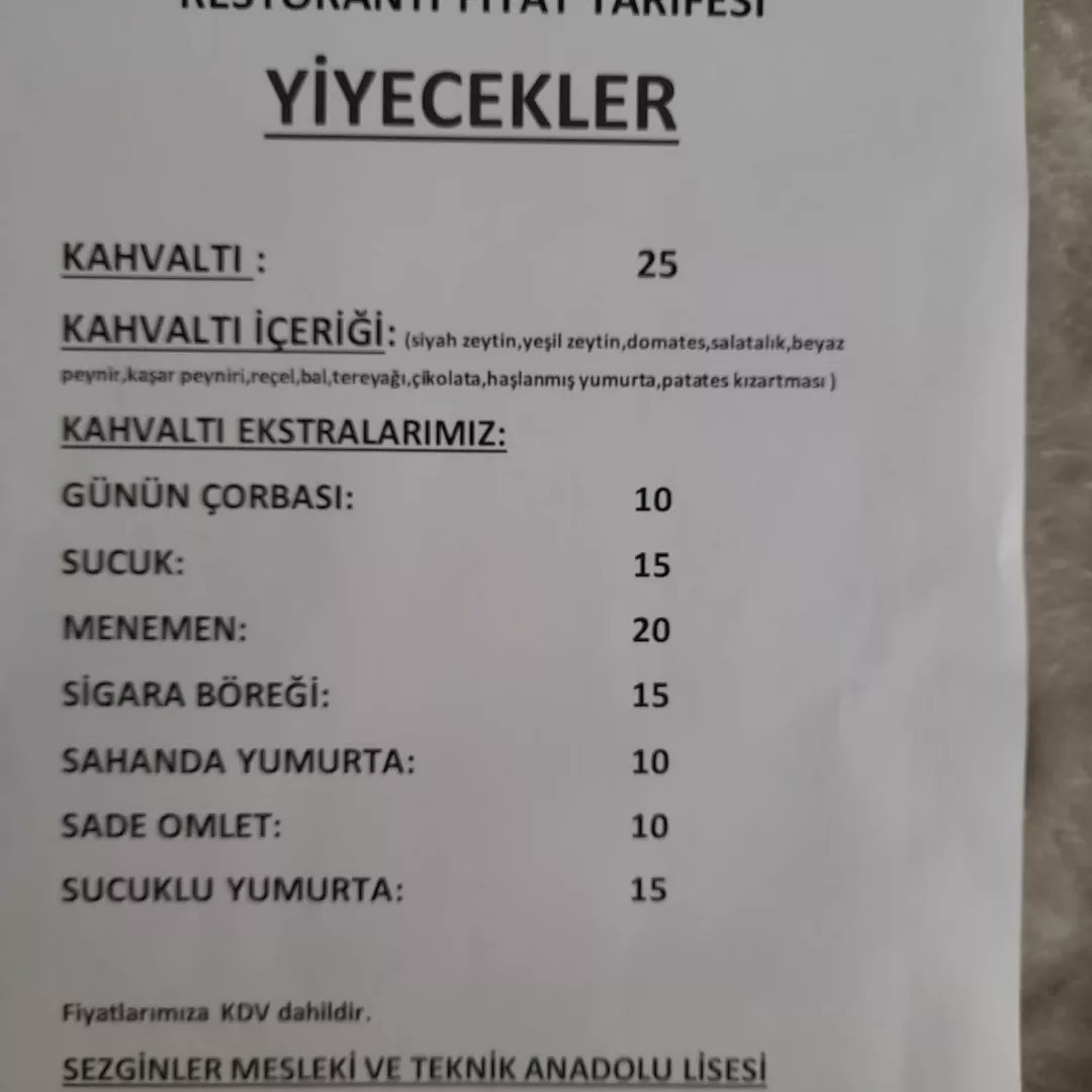 Okulumuz Sakarya büyüksehir Öğretmenevi (Erenler) Cafe ve restaurant hizmeti vermeye  başlamıştır..