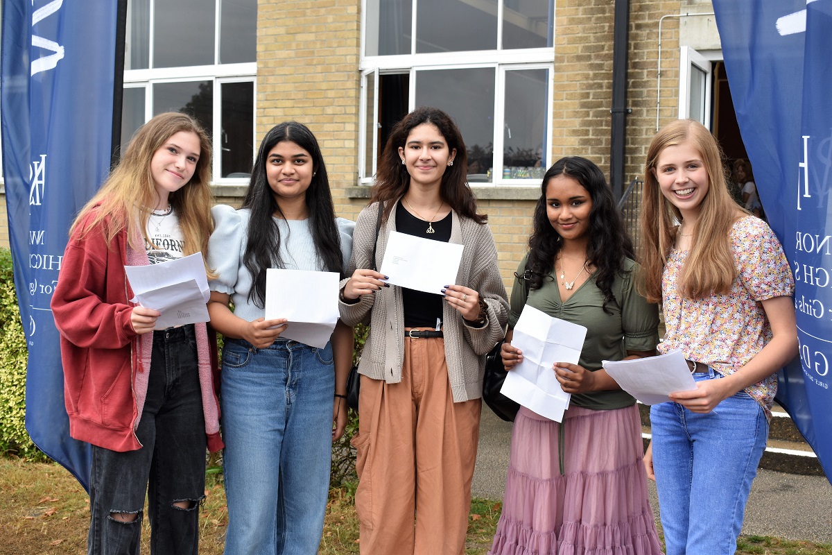 NorwichHigh's tweet photo. We're super proud of our Year 11s who received a fantastic set of #gcseresults despite the disrupted start to their senior school education due to the covid pandemic.

Well done for approaching your studies with determination 👏☺️

Read the full story ➡️
https://t.co/rVMqcDh9gP https://t.co/Tvz5nXXPoc