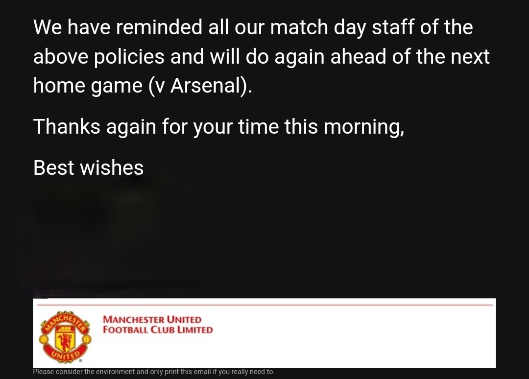 famousalexnield's tweet image. Great news my Dad @jonnield received a phonecall yesterday morning from @ManUtd and this was followed up by a written apology, clarification on displaying flags/banners in future along with getting our 🔰 #GlazersOut flag back, which we'll do tomorrow 👍🏼