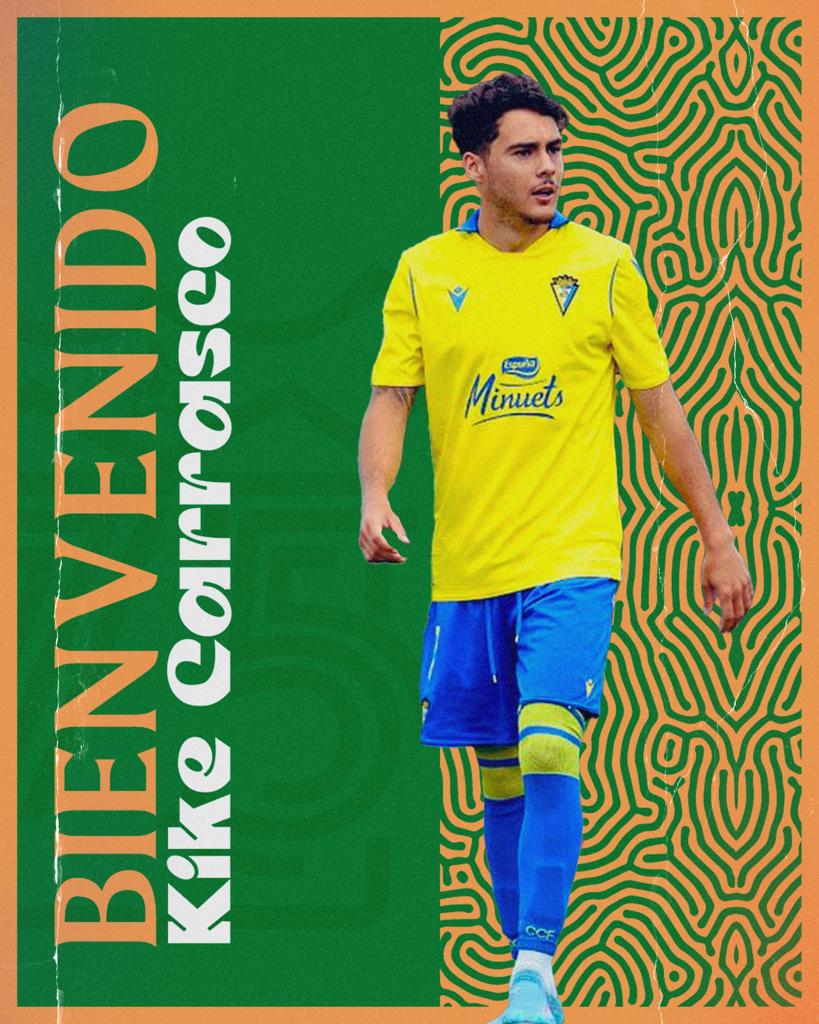 atcosanluqueno's tweet photo. 📣 OFICIAL | Kike Carrasco, nuevo jugador del Atlético Sanluqueño.

✍️ El jugador extremeño se ha convertido oficialmente en nuevo jugador del Atlético Sanluqueño tras firmar por un año más otro opcional.

🔗 https://t.co/pJ0VHLkHZf

💚¡Bienvenido a Sanlúcar, Kike! https://t.co/MeKIC6Ra3R