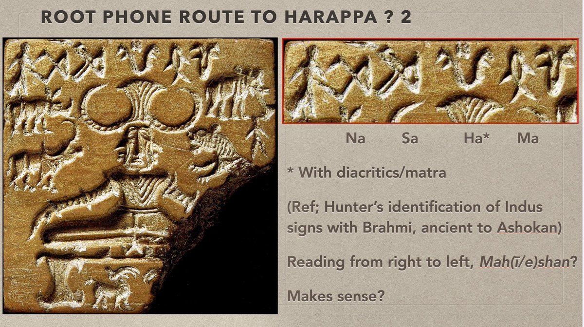 arunkjha's tweet image. #Harappa #Brahmi #IndusValleyScript #IndusSeals