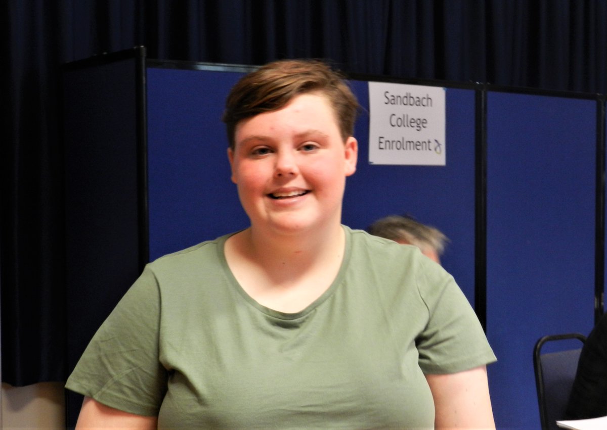 SandbachHigh's tweet photo. There was such a buzz in the air as the hall was busy with happy Year 11 students collecting their GCSE results, with many enrolling for our Sixth Form College. 
#proud #gcseresultsday2022 #sixthform @SandbachCollege https://t.co/Z95MmaynSV