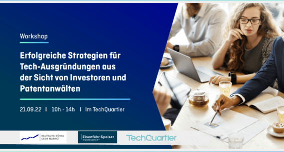 📅Der Schutz des geistigen Eigentums ist entscheidender Erfolgsfaktor für Tech-Spin-offs: Am 21. September gibt der kostenfreie Workshop des @TechQuartier einen Überblick über Voraussetzungen, Herausforderungen und aktuelle Best Practices. Jetzt anmelden: venture-network.com/dbvn-en/calend…