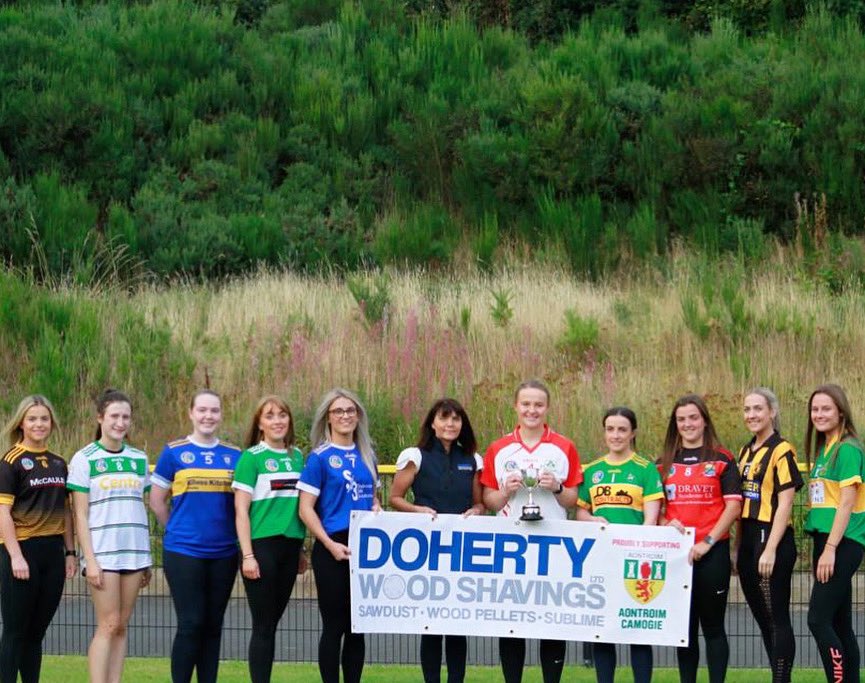 CamogieAontroim's tweet photo. Doherty Woodshavings have again teamed up with Antrim Camogie and have very generously continued their sponsorship of the Intermediate Club Championship.

This year there are 11 clubs hoping to come out on top we wish all clubs good luck.

#antrimcamogiechampionship #clubger https://t.co/C1waUfXNF4