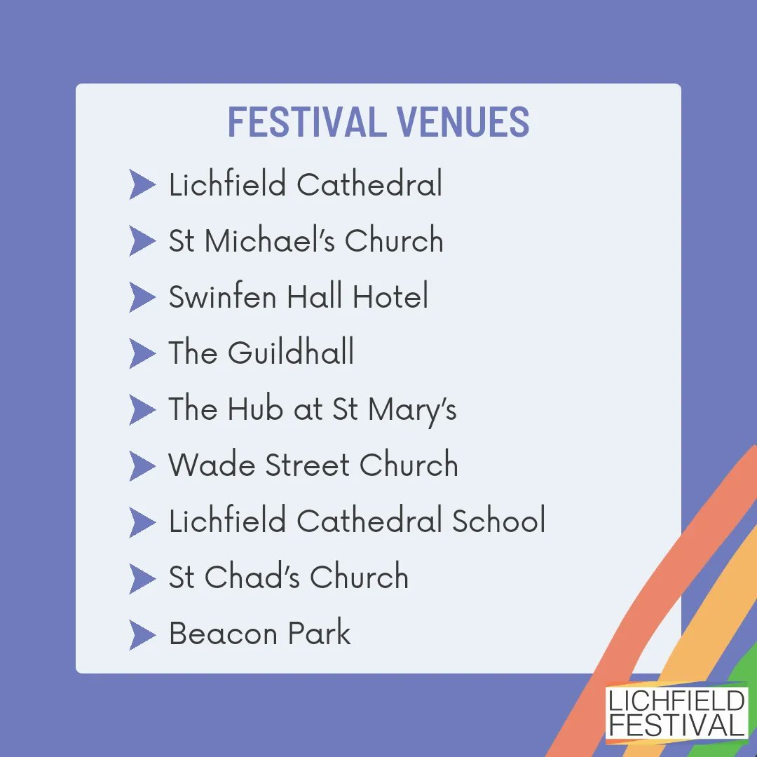 lichfieldfest's tweet photo. So a huge thank you for all your help, hard work and support in making our festival events hugely successful. We can't wait to work with you again next year!!
#lichfieldfest #lf40 #lichfieldfestival #lichfieldvenue #lichfieldcathedral #thehubatstmarys #lichfieldevents https://t.co/X9HtMU98ig
