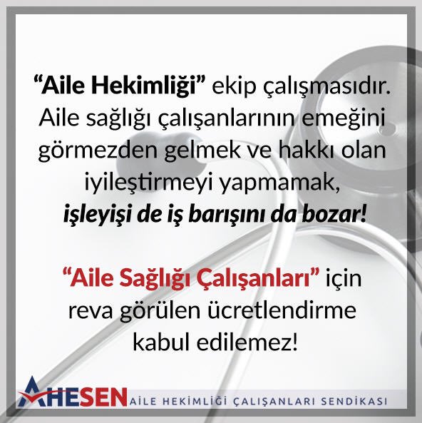 ahesenorgtr's tweet photo. Sayın @drfahrettinkoca aile sağlığı çalışanlarının haklarını sonuna kadar koruyacağız. @saglikbakanligi https://t.co/reTLqktb7W