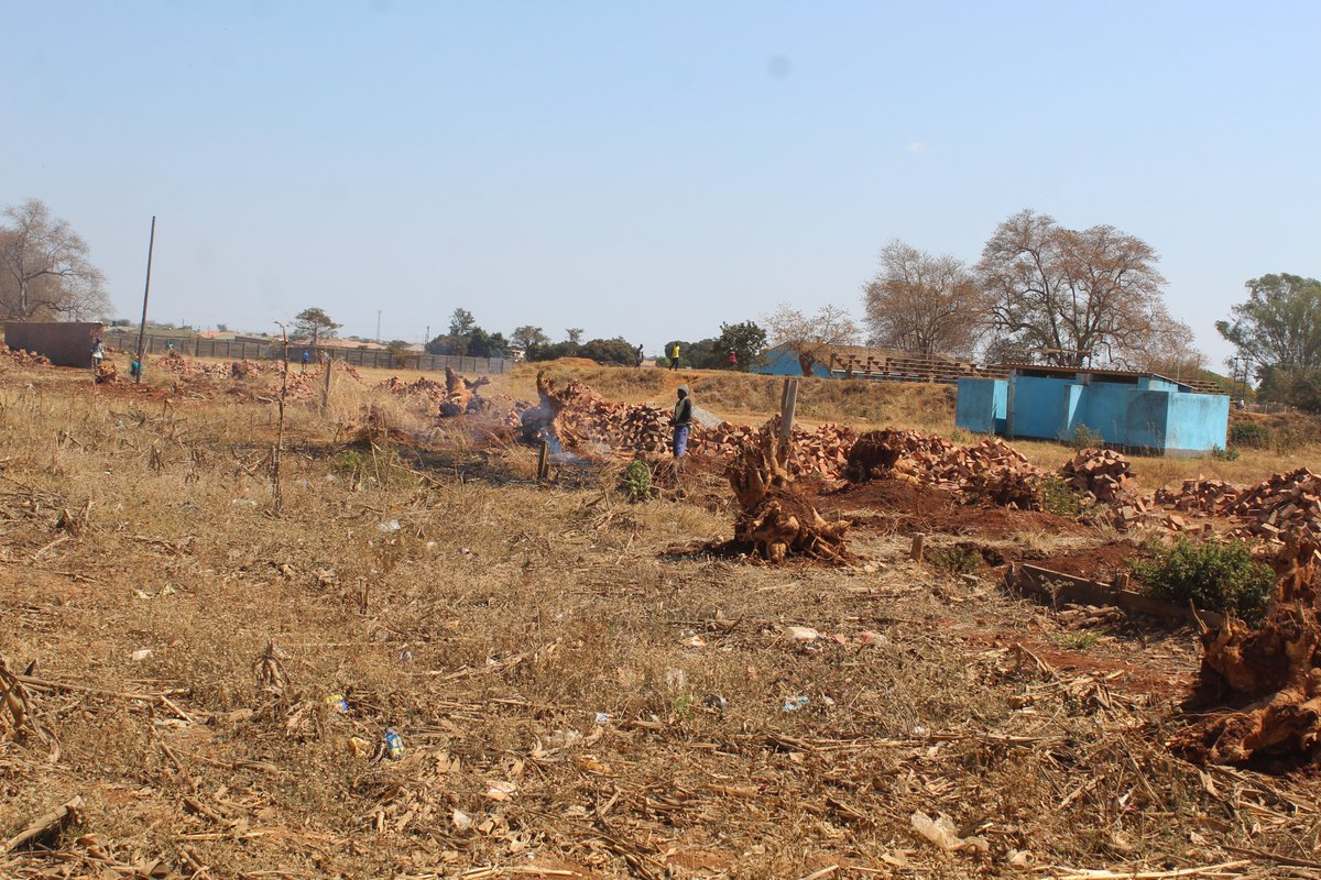 Construction of the Pfupajena Stadium perimeter wall has since resumed.