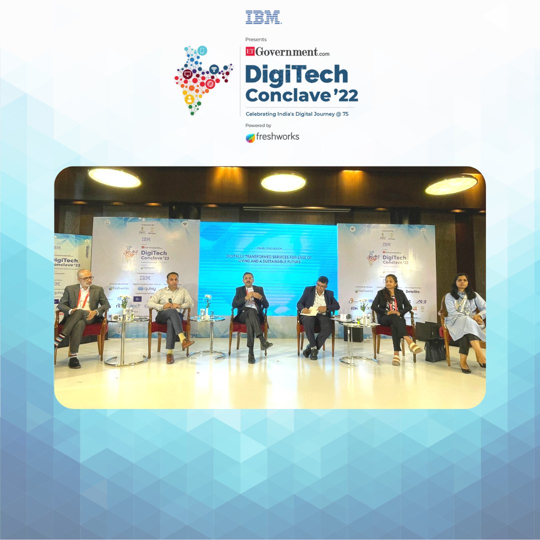 Brace yourselves for an intriguing panel discussion on 'Digitally transformed services for ease of living and a sustainable future' only at #ETDigitech'22.

#AzadiKaAmritMahotsav #Technology #DigitalIndia