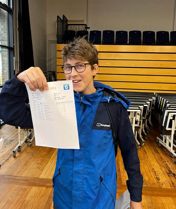 christs_school's tweet photo. There was delight and joy at Christ’s School this morning as students celebrated our best-ever set of GCSE results  #gcseresultsday2022 
https://t.co/aMibkoMVly https://t.co/4VMxoOEtpM