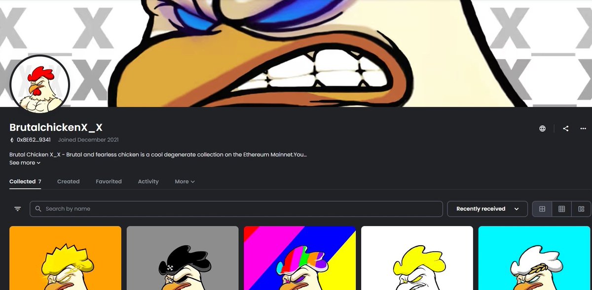 Dear investors,collectors, resellers. You can take a look at my products in NFT. At the lowest price in NFT.

#nftart #crypto #eth #chicken