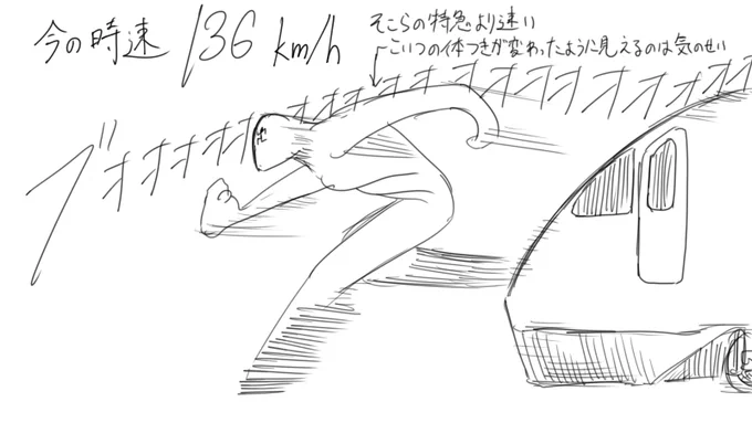 時速136km到達!!
前のイラストよりの2倍弱速くなってる https://t.co/nzMZsPOxeU 